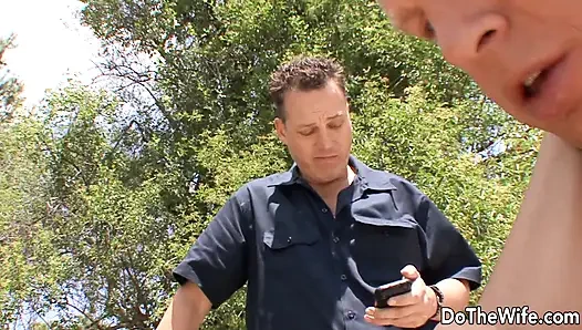 Slutty Wife AJ Estrada Fucks a Stranger All Over The House