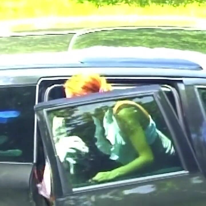 Amateur Fingers Her Wet Pussy Outdoors and in Car