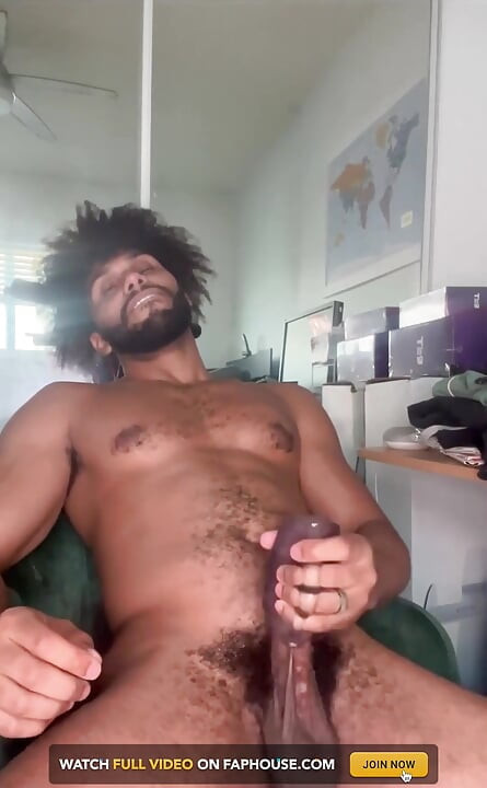 Office Stroke: Man in Suit Masturbation