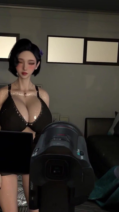 3D BBW Asian MILF Cheating with Big Cock