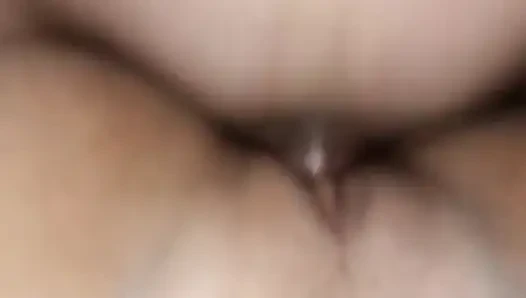 I wore a cock ring on my big cock to fuck my girlfriend's tight pussy until I came twice.