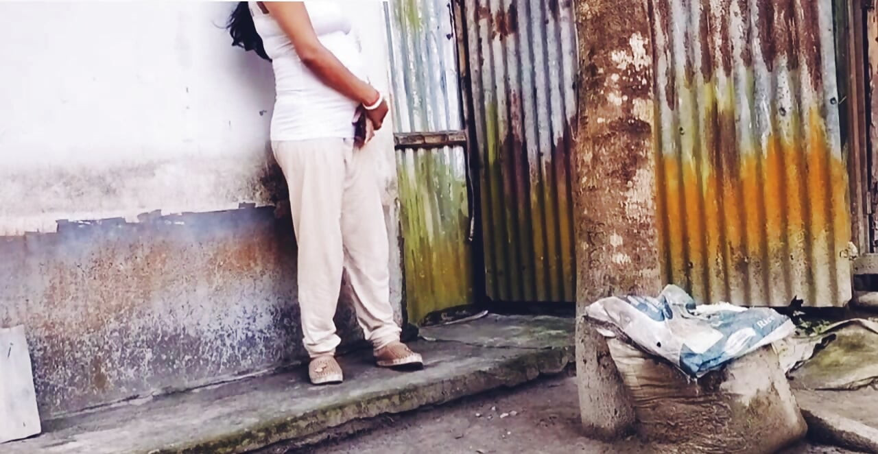 My Hot Bhabi Call me outside for My Bick cock Sucking and fucking hardly in doggy style.