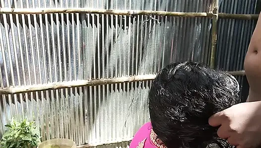 Desi dorfmädchen enge muschi im freien xXX video, Desi dorf heißes mädchen sex