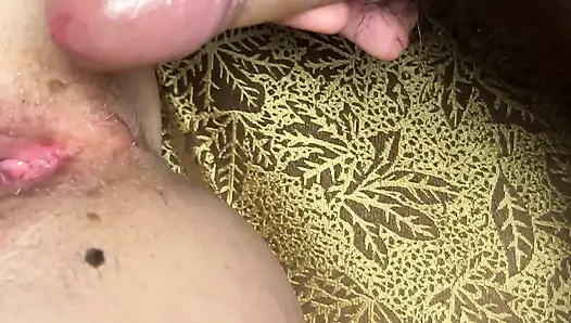 MILF pussy close-up fuck. Mary and Vlad