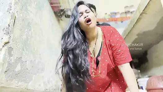 Beautiful Mami Seduced Me While Cooking in Kitchen - Hot Sex