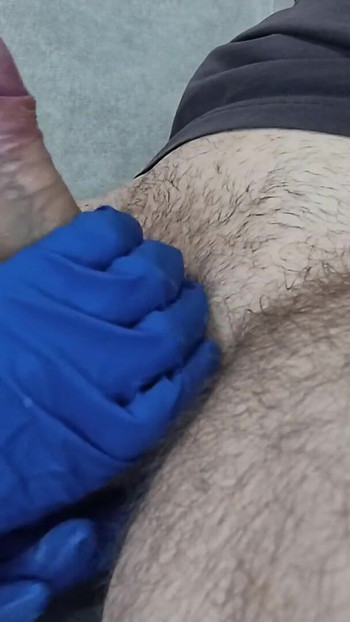 Must-share moment from "nurse helps to take a sperm test"