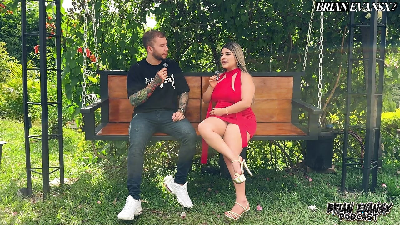 Blonde Colombian Naty Delgado has a podcast that ends with outdoor sex - Brian Evansx