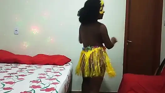 Amateur Carnival 2026 with hot black woman and a nice huge cock