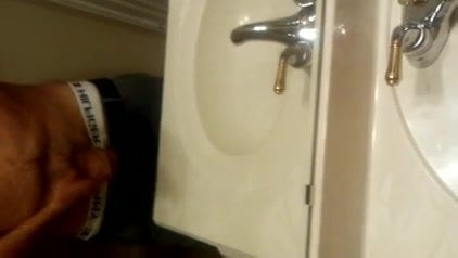 cumshot in the bath