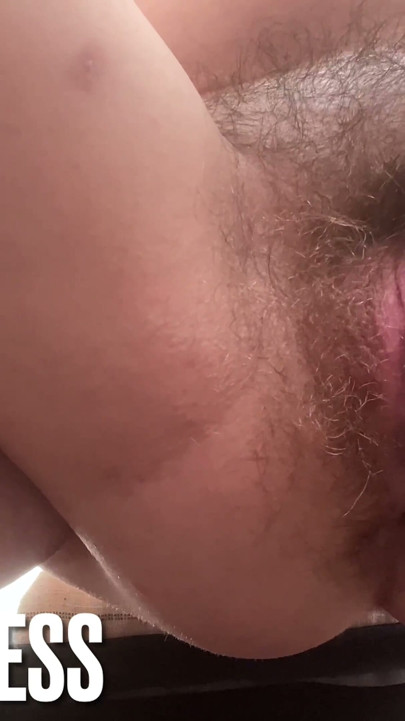 Oily Pregnant Full Bush Spreading