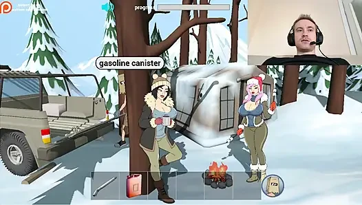 Fuckerman Winter Lovers - Fucked Juicy Woman In Game