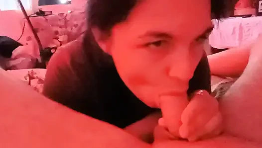 AncaLuxe - after lunch stepdad gives me a blowjob and I swallow cum all day