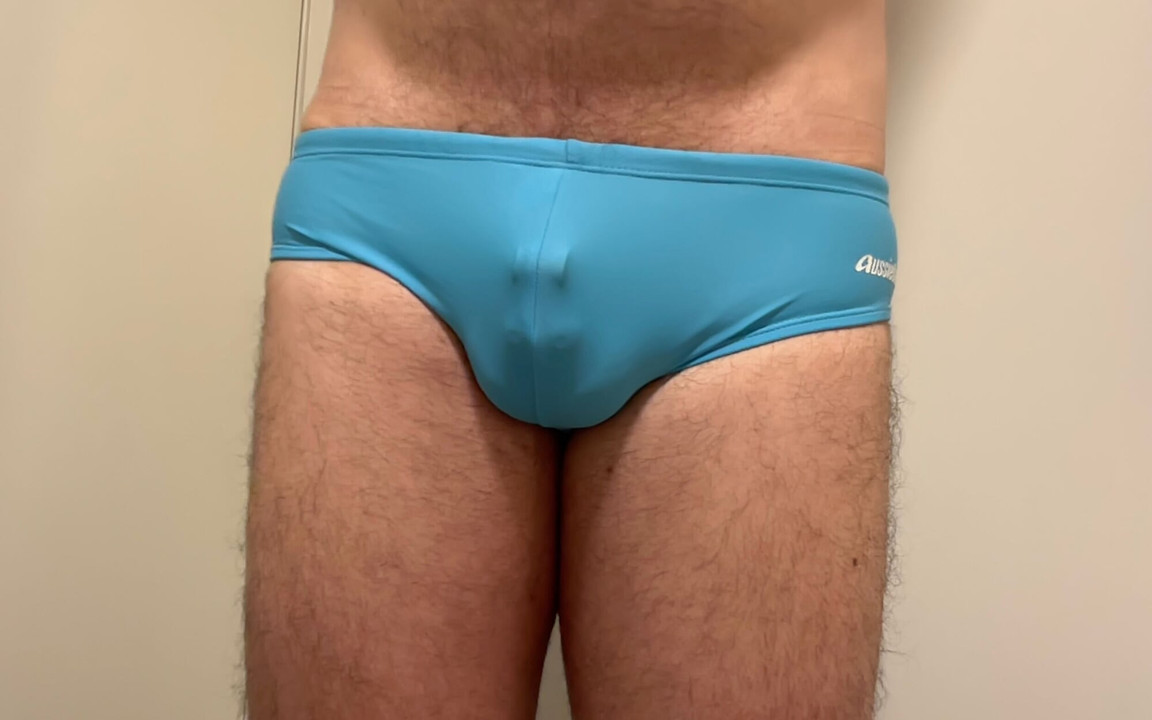 First Time Trying on Flat Chastity