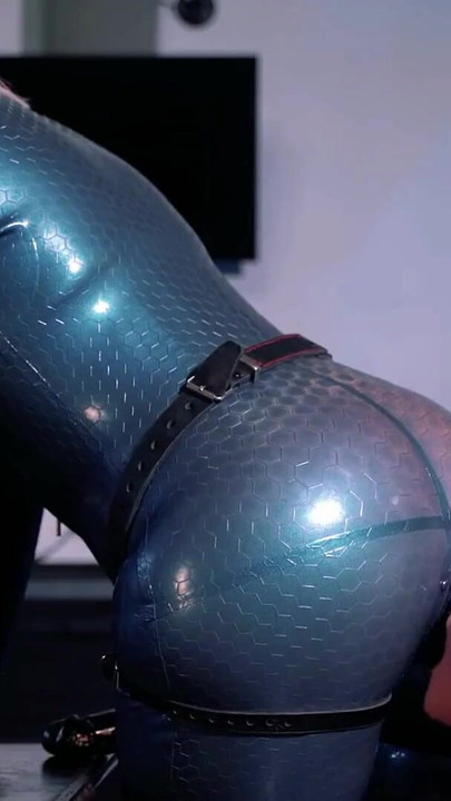Emotional moment from "Strapon suck, ass worship, lesbian latex rubber free video"