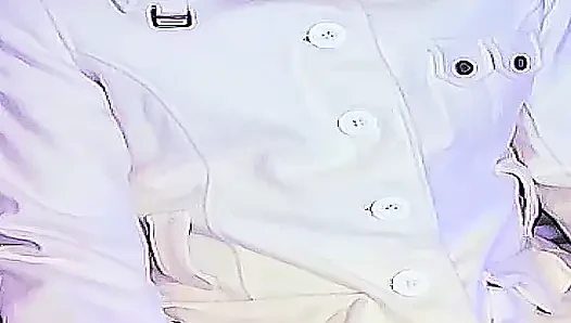Street Cum Whore in White Trench Coat
