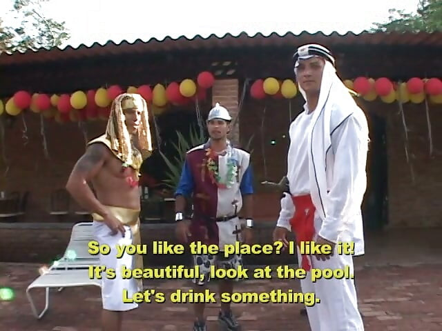 Playful Dude Organize Masquerade Party Which Turned in Great Gay Sex Perty