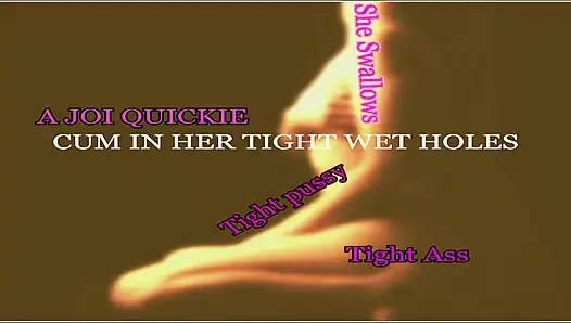 AUDIO ONLY - Quick release dirty talk with cum countdown lube it JOI
