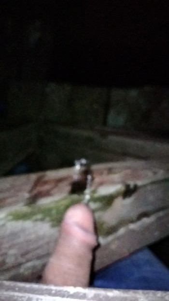 在码头撒尿