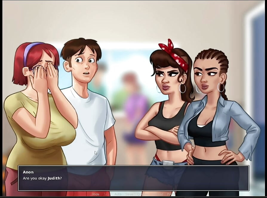 Summertime Saga Gameplay : Intense Massage Scene with the Receptionist.