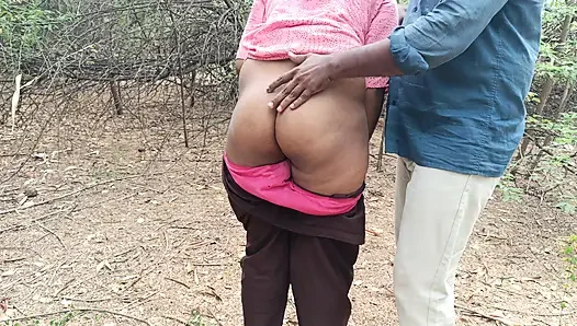 Housewife hot doggy in outdoor