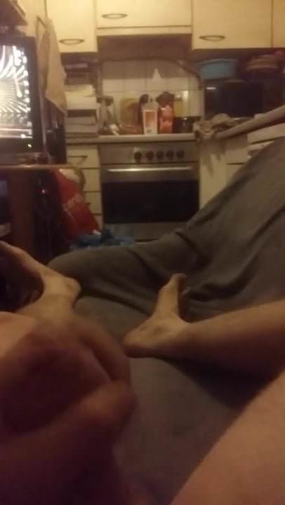 Ich auf Couch