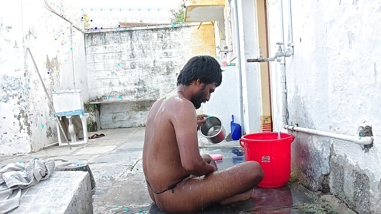XHard - Outside Bathing Video Kumbha Manoj Kumar