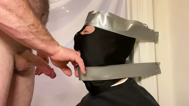 Straight alpha tapes fag cocksucker to the wall
