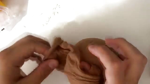 How he put my tits together at home !!