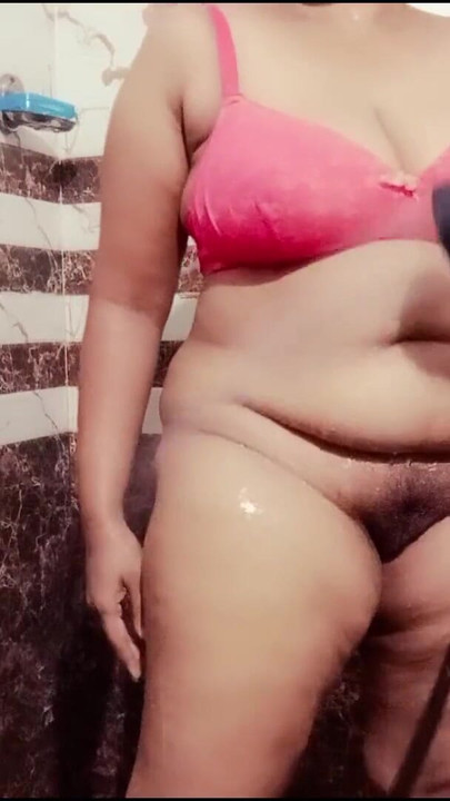 Iconic moment from "My desi stepmom taking shower in bathroom and I watching her secretly"