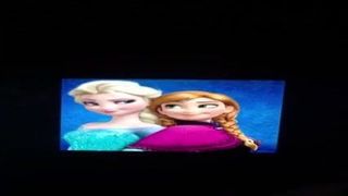 Elsa和anna的精液被冻住了