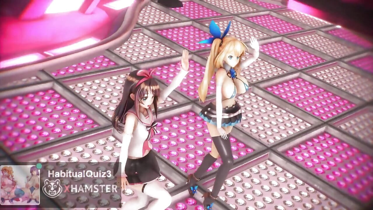 mmd r18 sex tanec ahegao 3d hentai Kizuna AI & Mirai Akari Dobyvatel a tvrdý gangbang velký zadek sexy svůdná