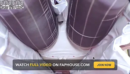 Puffy Nipple Office Lady Delivers a Playful Solo Tease