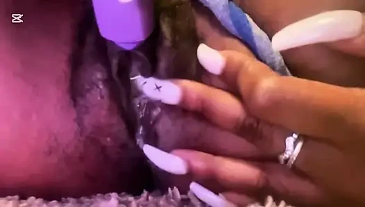 A lesbian masturbating for her stepbrother