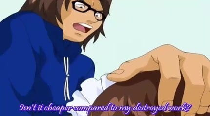 A maid catch it