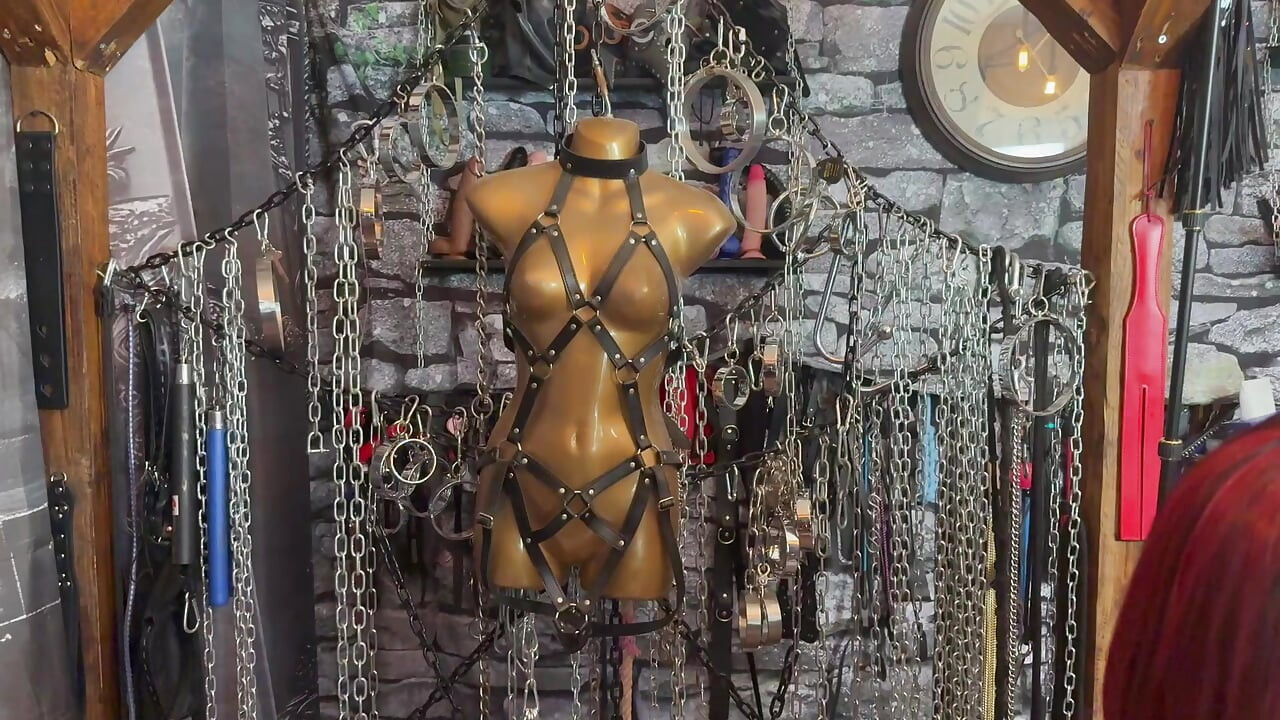 Part 2:- Lanista Bear & Allegro in the dungeon Spanking and Cock sucking!