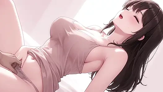 My friend asked me to jerk off to her and cum on her