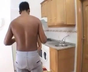 Couple amateur fuck in the kitchen homemade video.