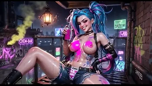Kompilasi jinx wet menggoda cewek toket besar dan ahegao versi lengkap