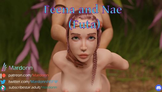 Princess Feena and Nae 1 (Futa)