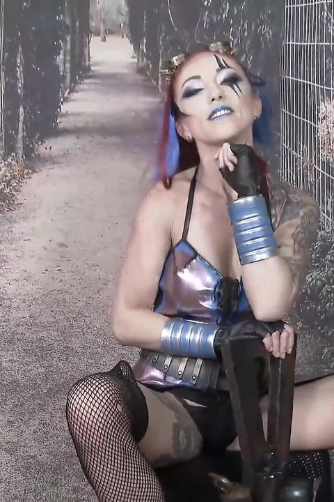 399 Anne Wild as Future Warrior Cosplay Girl