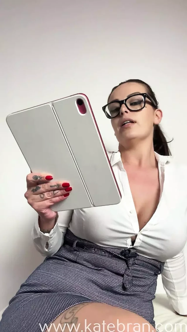 Hot teacher Mrs Bran: Be a good boy now or I will Fail you