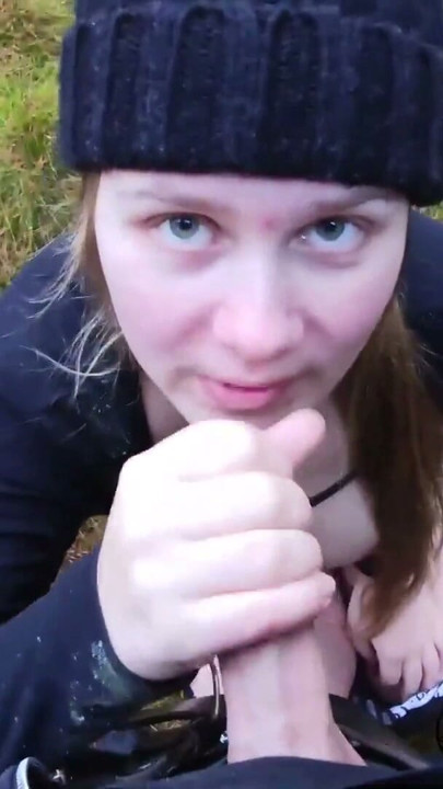 Outdoor sex with cute chubby girl Maja | Clip 2