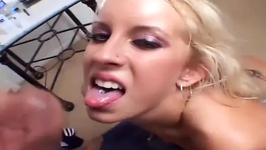 The Naughty Blonde and Her Tight Asshole