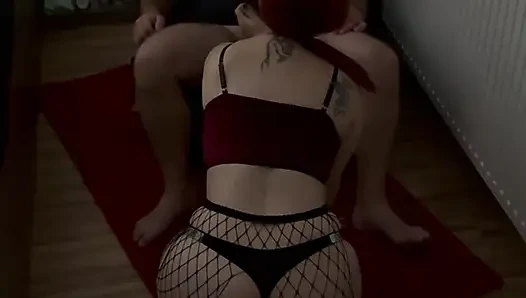 I Sucked My Stepson Before the Halloween Party, He Got the Best Blowjob of His Life
