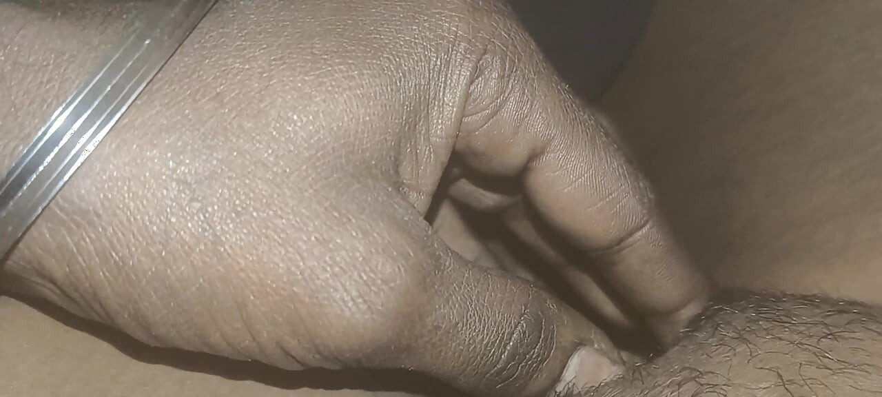 Inserted black land into his tight pussy