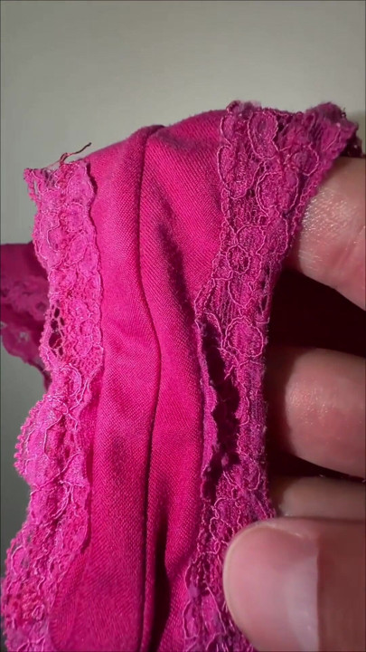 REWARDED with her wet panties. Wife gave me the panties she wear after masturbating super wet | Clip 1