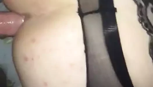 Sissy takes cock