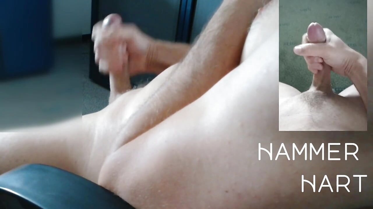 Wanking & Cumming - View From Behind