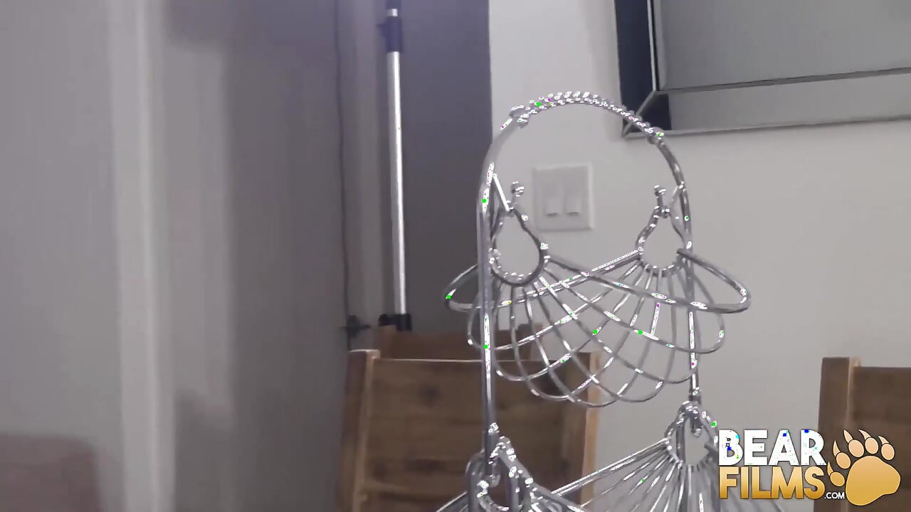 BEARFILMS - AJ Pup barebacks bear Waters and facializes him