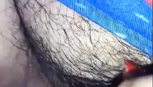 Best moments of my wife's fat and hairy pussy